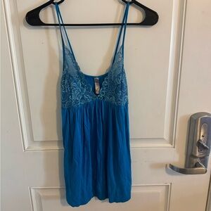 Lush baby doll lace tank